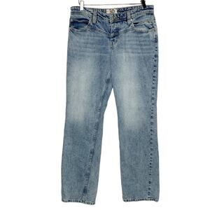 Free People 30 We The Free Shelby Boyfriend Jean Distressed Wash Straight